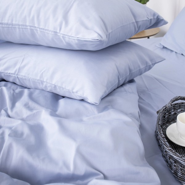 Фото - Комплект постільної білизни MirSon Royal Soft 0843 Grey Blue 220x240 см (2200008069315)